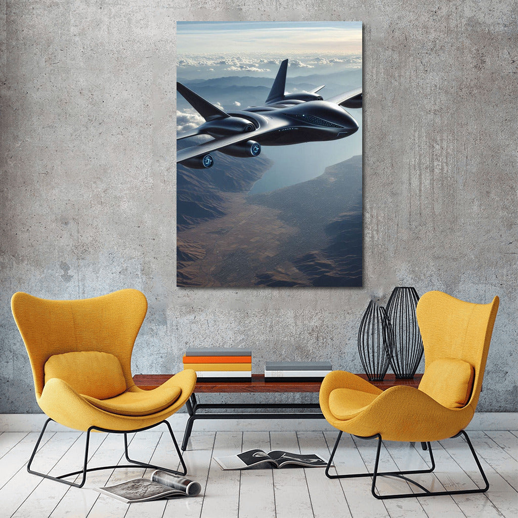 Futuristic Flight: Reconnaissance Aircraft in the Endless Sky