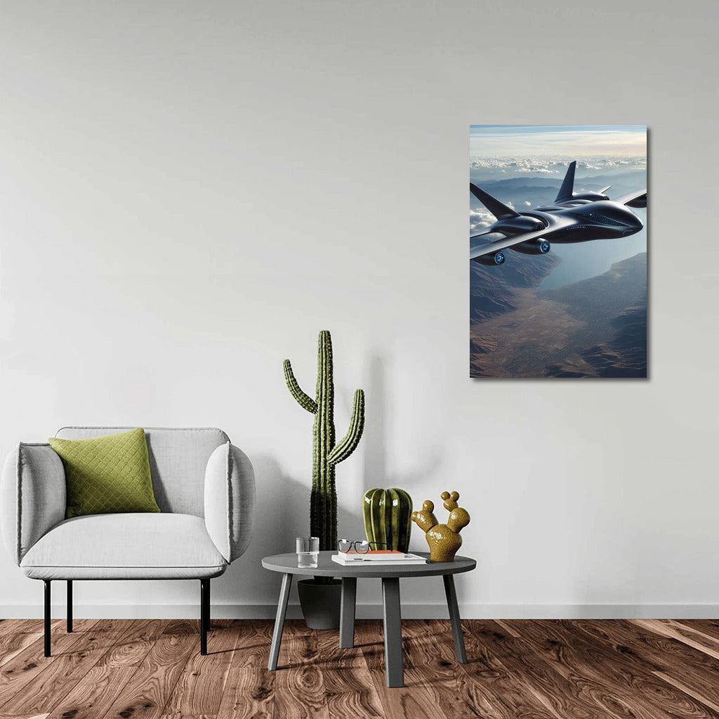 Futuristic Flight: Reconnaissance Aircraft in the Endless Sky