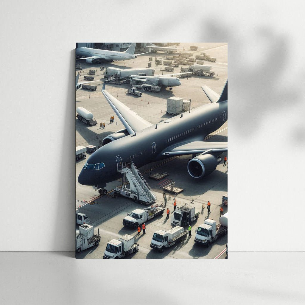 Elegant Scout: Airplane at the Airfield for Aviation Enthusiasts