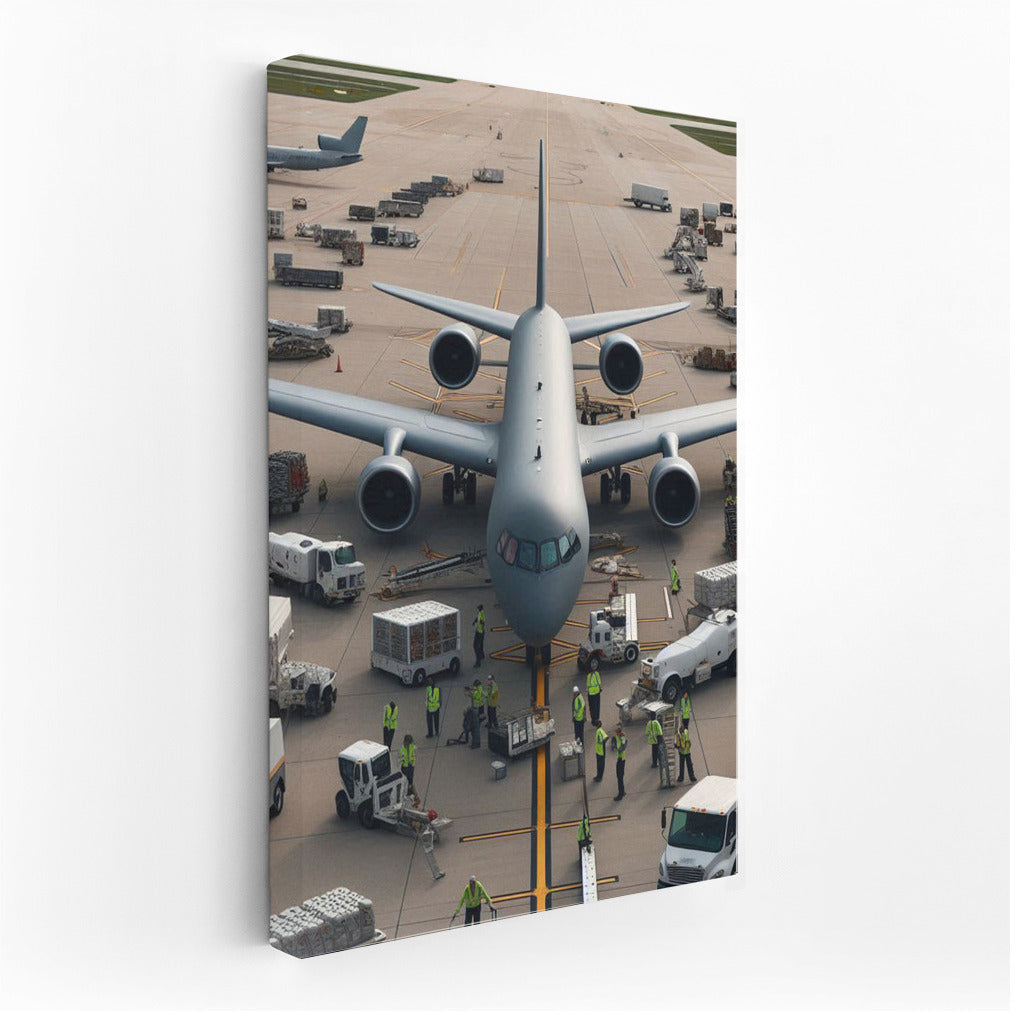 Reconnaissance Aircraft at the Airfield: Live Training for Aviation Fans