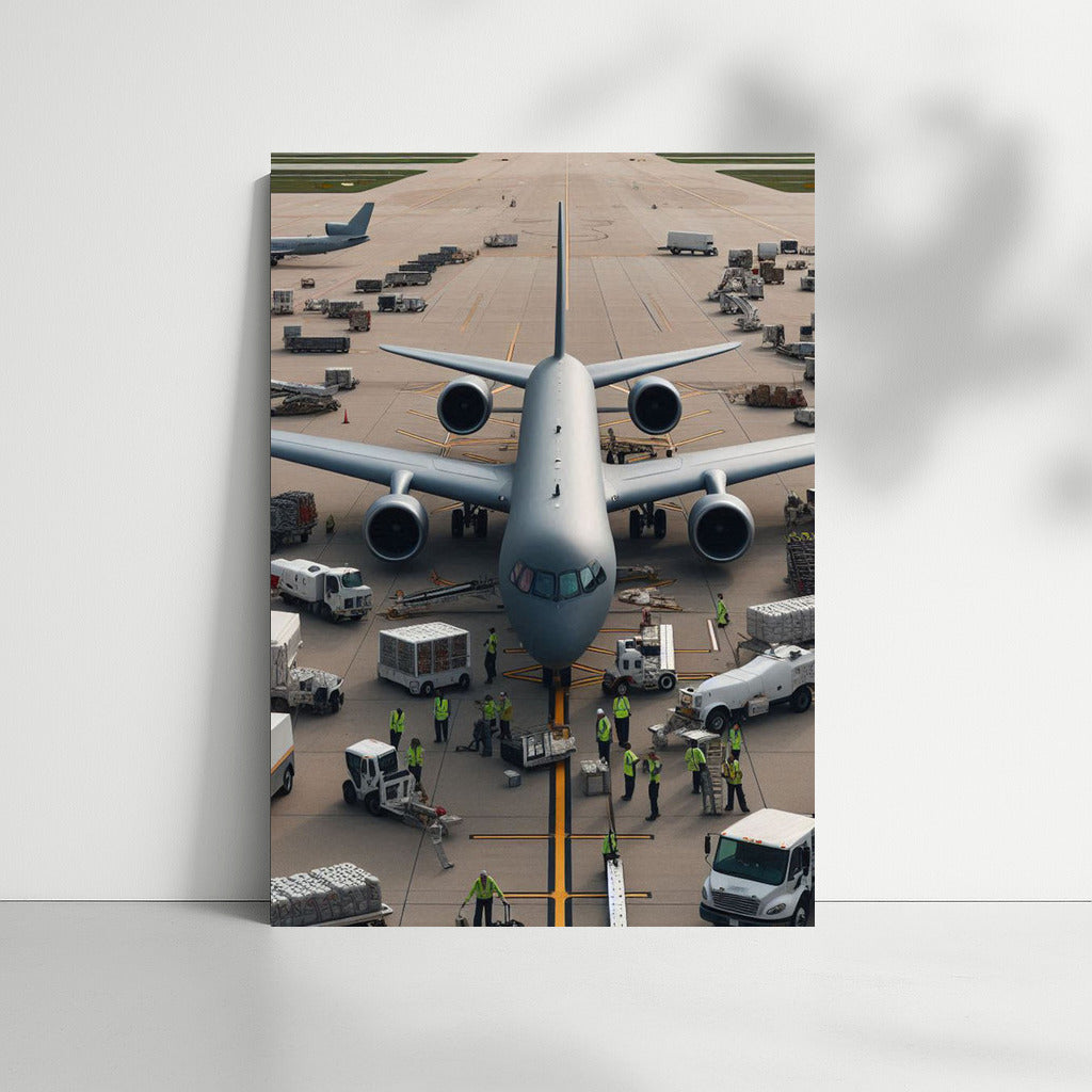 Reconnaissance Aircraft at the Airfield: Live Training for Aviation Fans