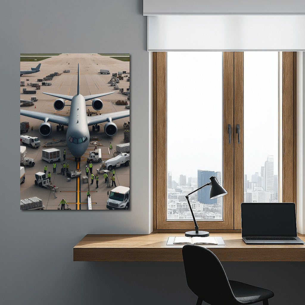 Reconnaissance Aircraft at the Airfield: Live Training for Aviation Fans