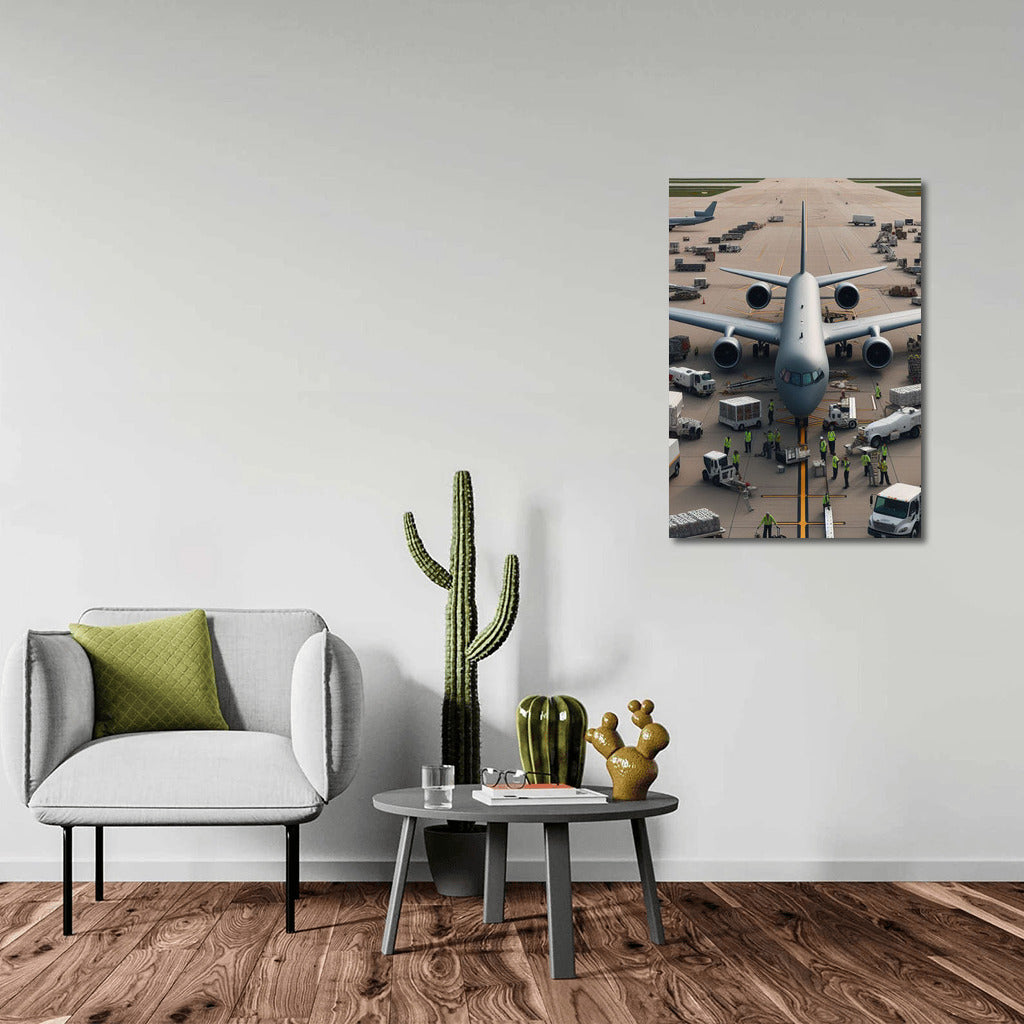 Reconnaissance Aircraft at the Airfield: Live Training for Aviation Fans