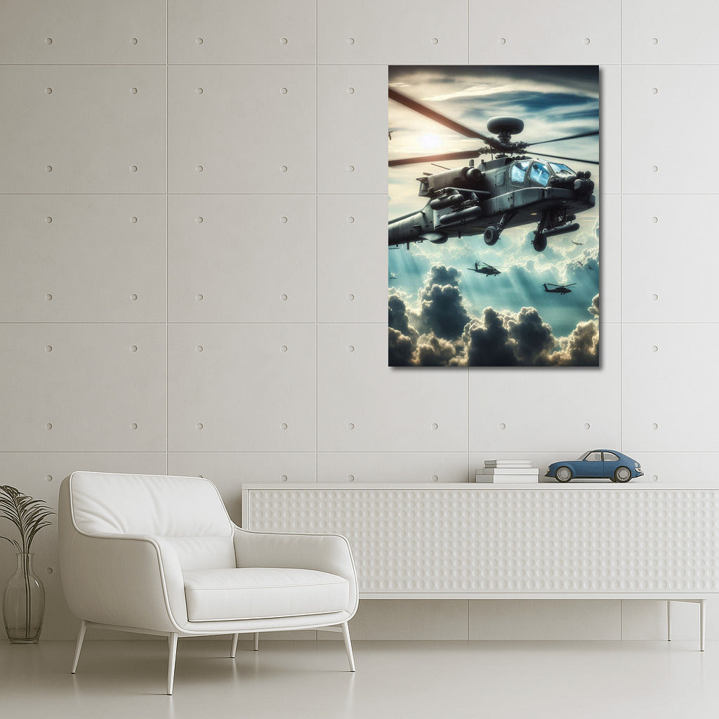 Hovering Scouts: Helicopters Among the Clouds