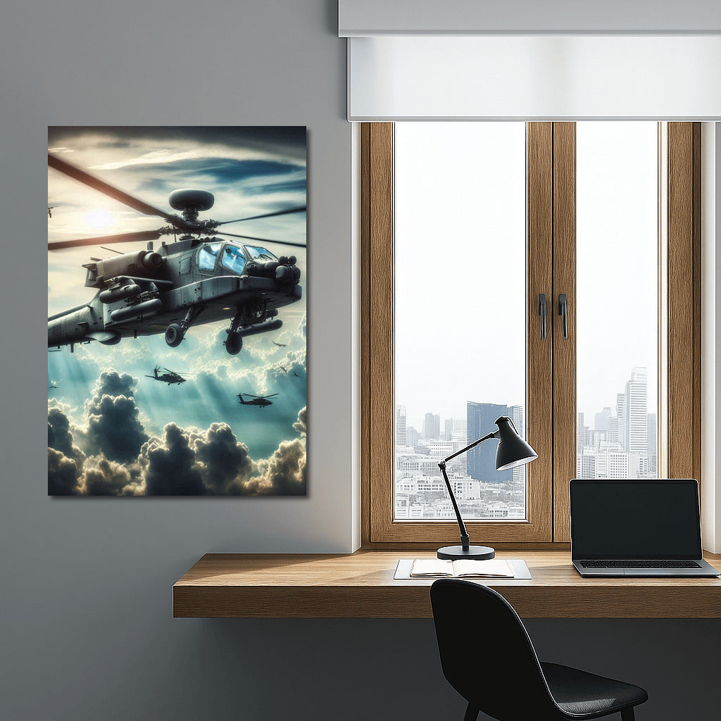 Hovering Scouts: Helicopters Among the Clouds