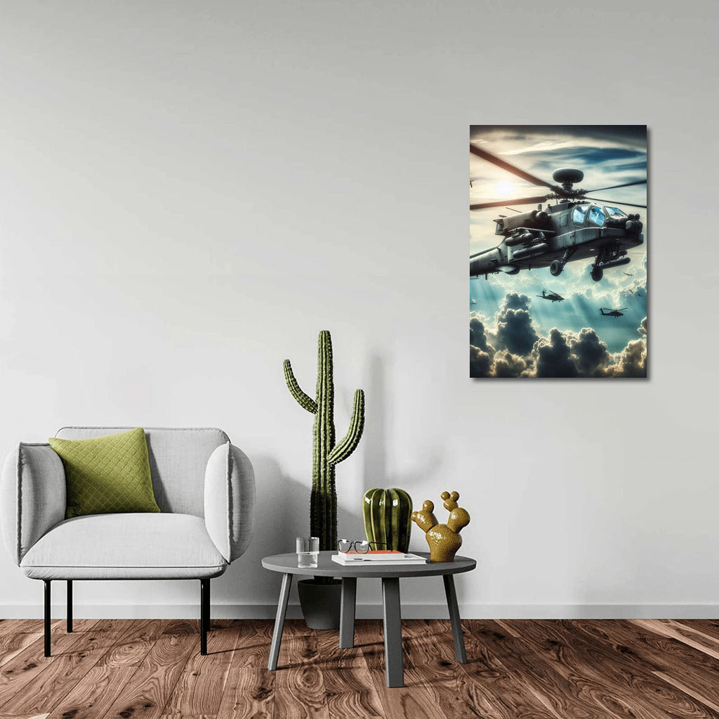 Hovering Scouts: Helicopters Among the Clouds