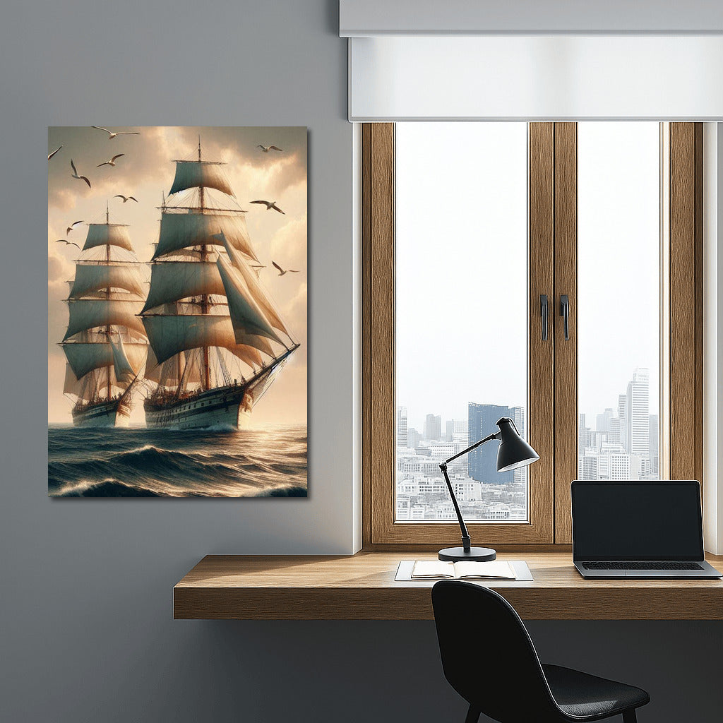 Majestic Schooners: Adventures on the Waves Schooners Sea 2