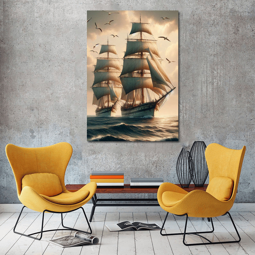 Majestic Schooners: Adventures on the Waves Schooners Sea 2