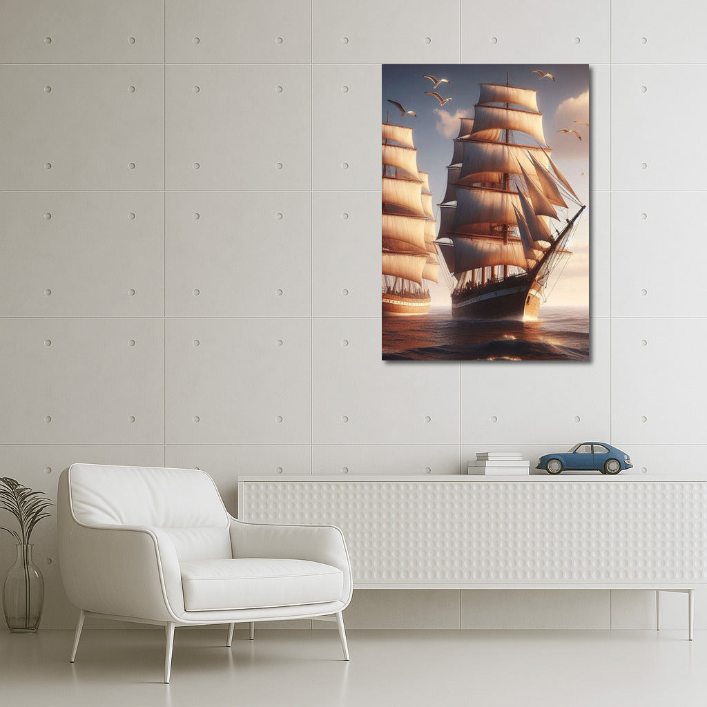 The Grandeur of Schooners: Sea Spaces for Romantics and Dreamers