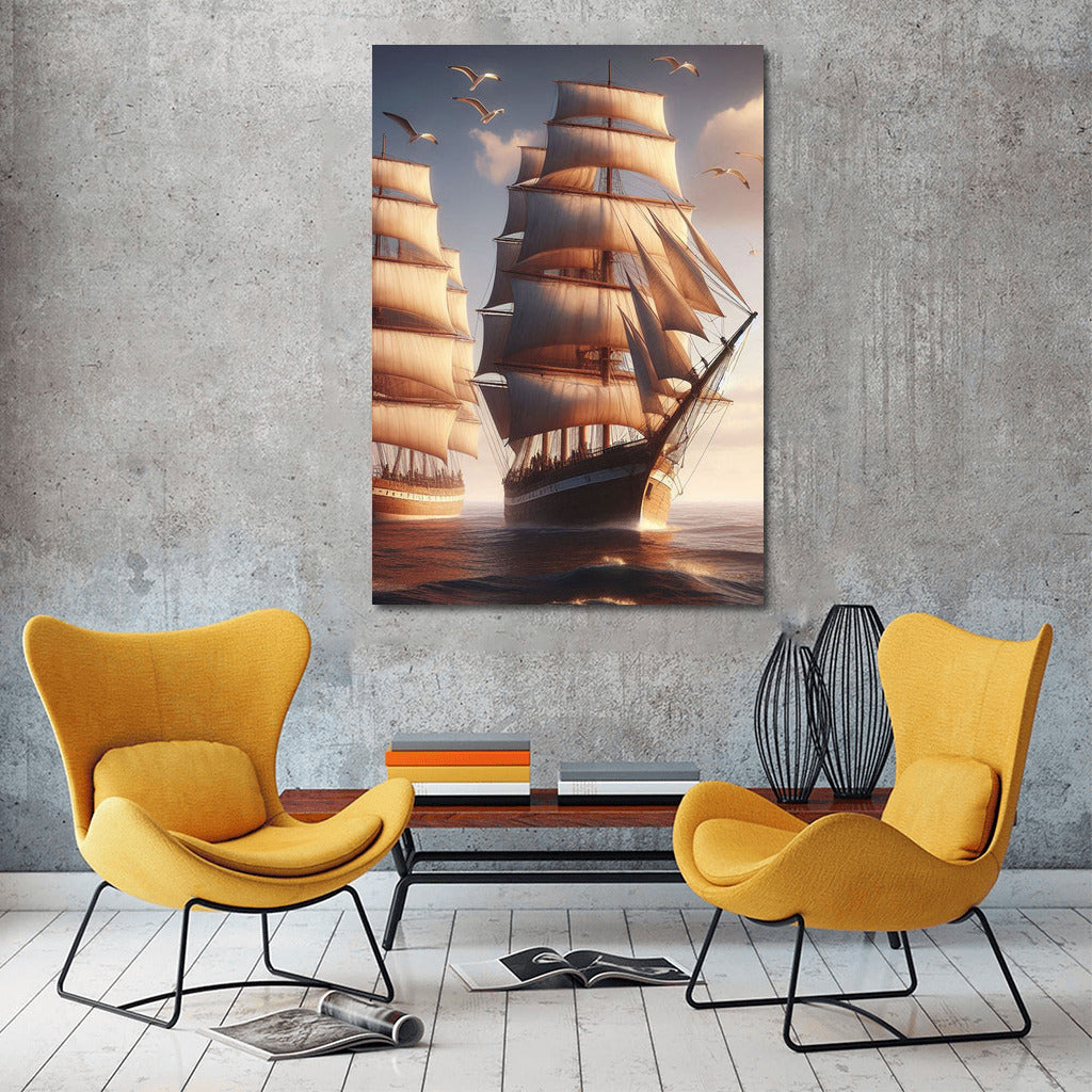 The Grandeur of Schooners: Sea Spaces for Romantics and Dreamers