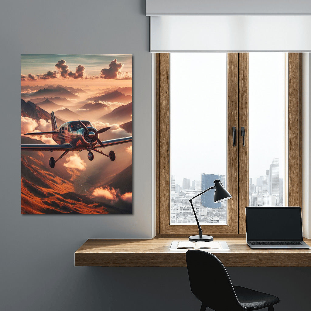 Freedom in the Clouds: Single Engine Airplane