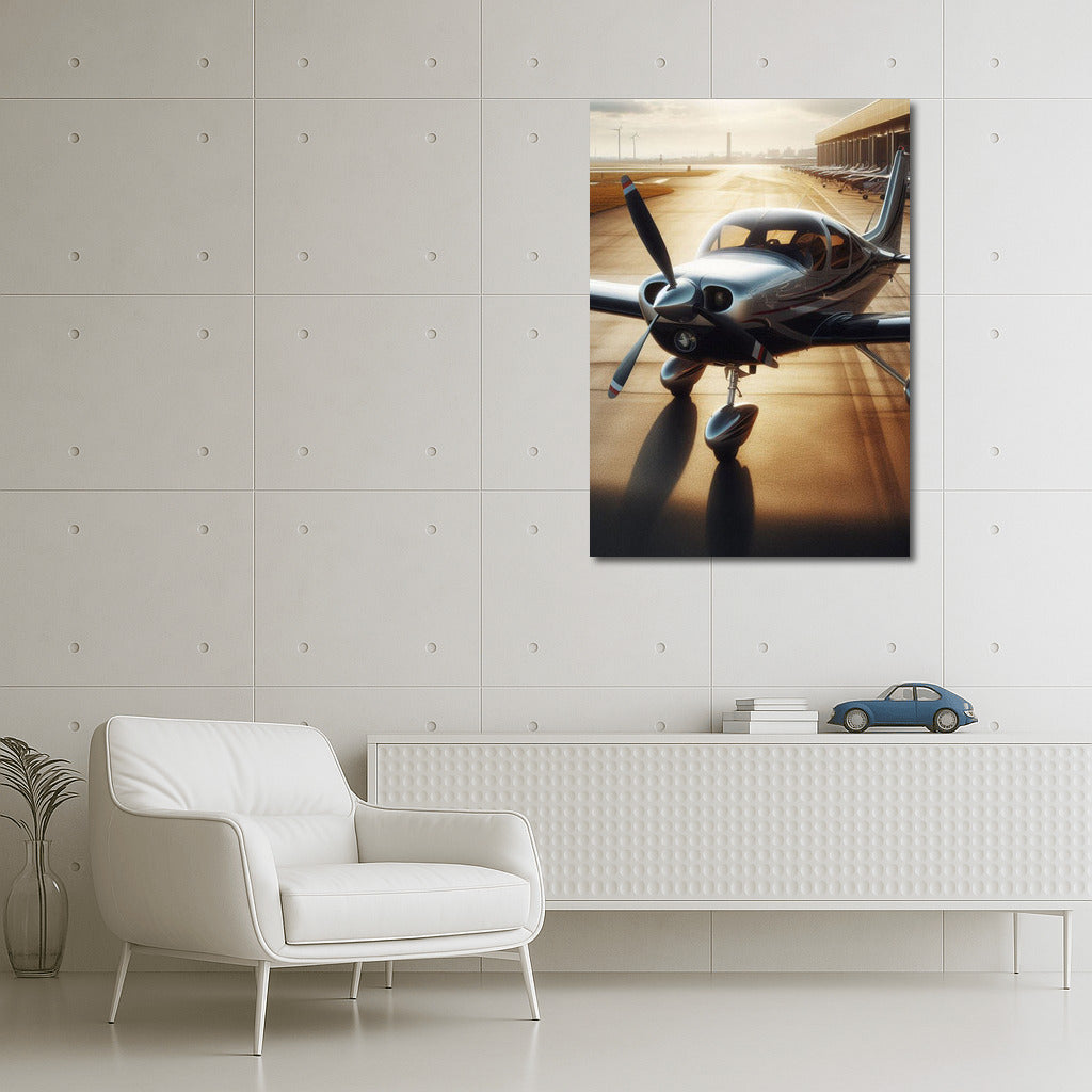 Dream Takeoff: Piston Jet on the Runway