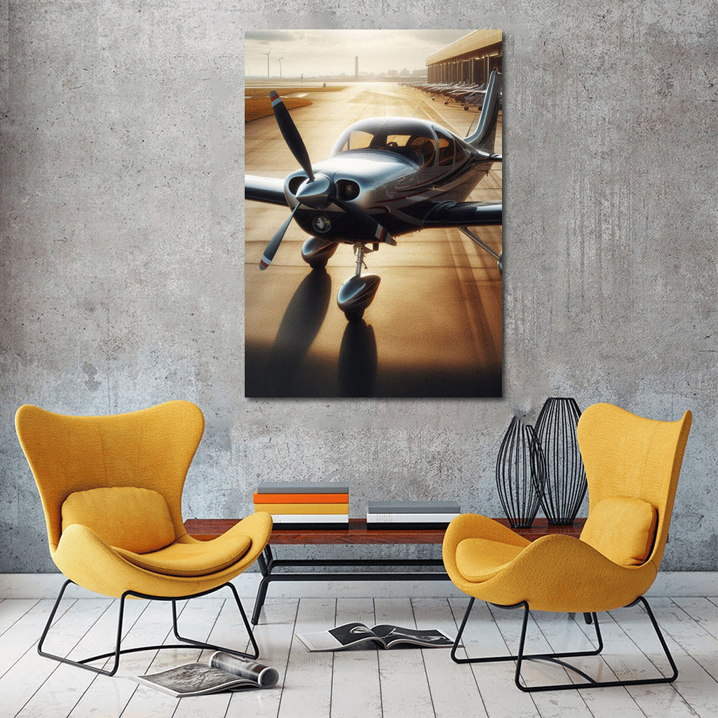 Dream Takeoff: Piston Jet on the Runway