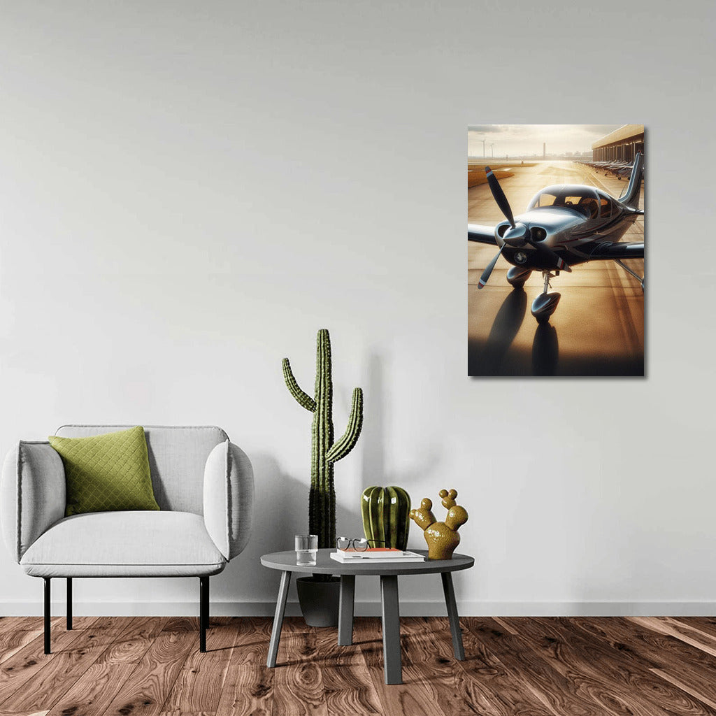 Dream Takeoff: Piston Jet on the Runway