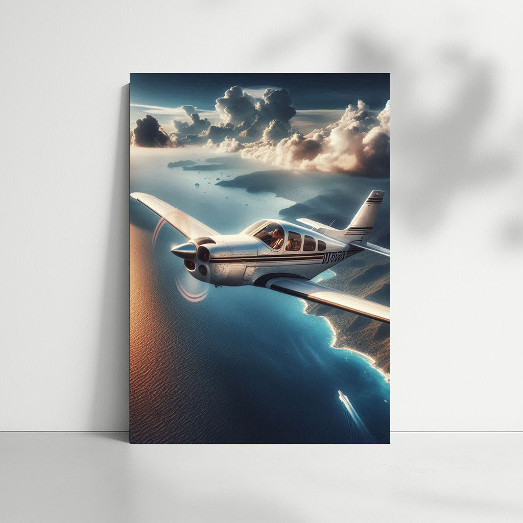 Freedom of Flight: Single-Body Airplane Over the Ocean