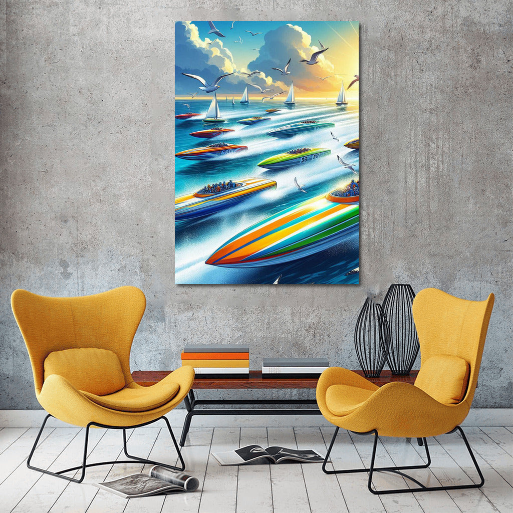 Sloops Sea 3 Regatta: Yachts and Boats on the Shining Sea