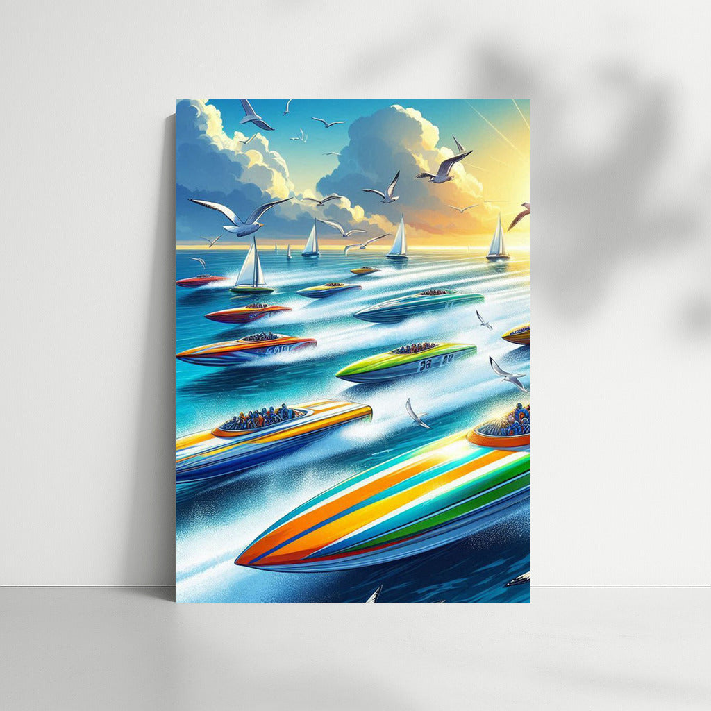 Speed and Freedom: Sports Boats on the Water