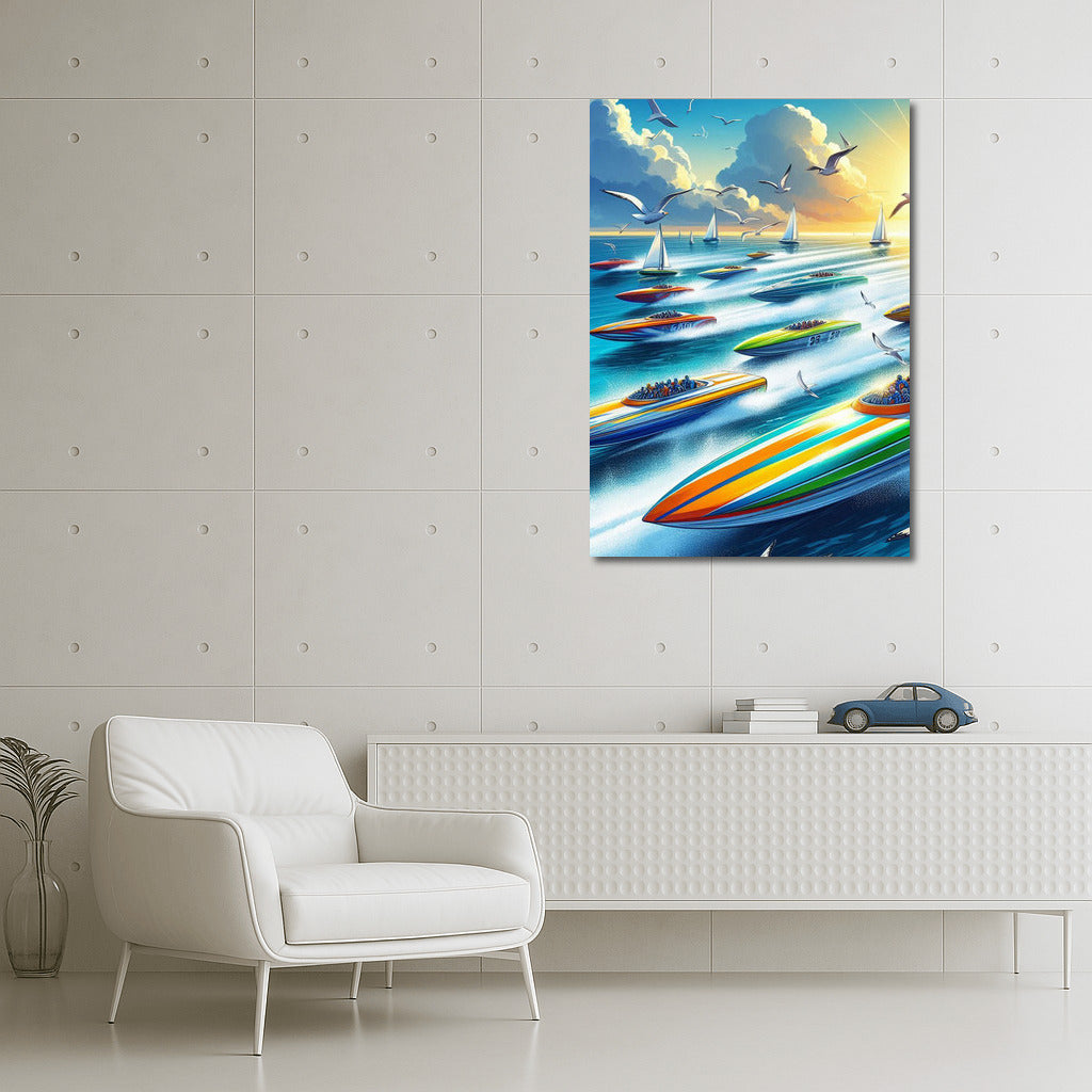 Speed and Freedom: Sports Boats on the Water