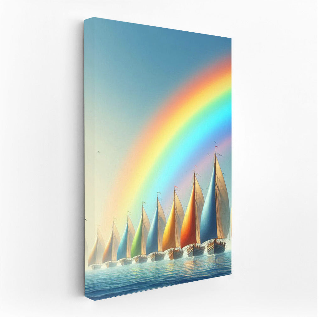 Sailboats under the Rainbow: Sea Breeze and Colors