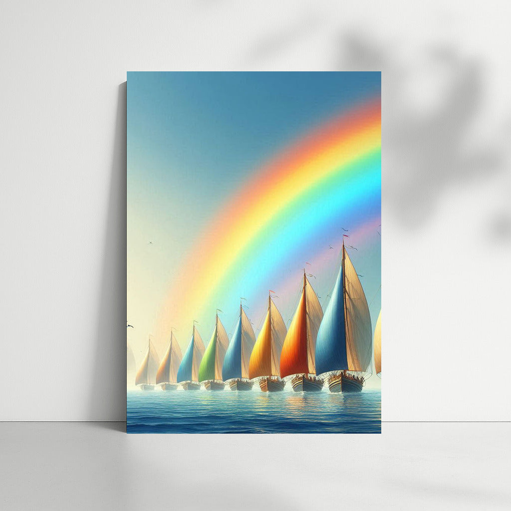 Sailboats under the Rainbow: Sea Breeze and Colors