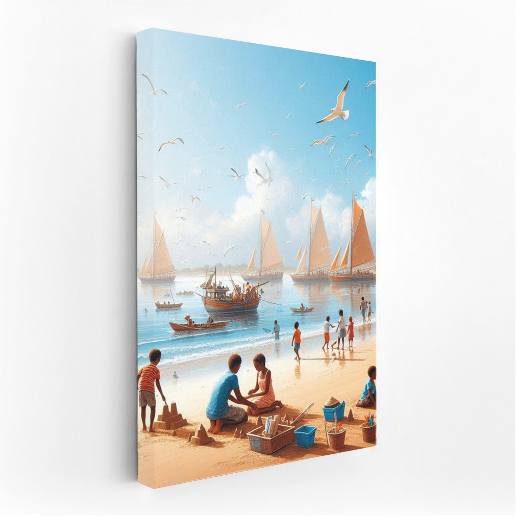 Summer Dreams at Sloops Beach: Kids, Sandcastles and Sails