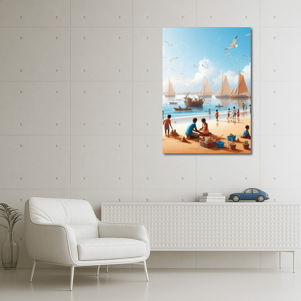 Summer Dreams at Sloops Beach: Kids, Sandcastles and Sails