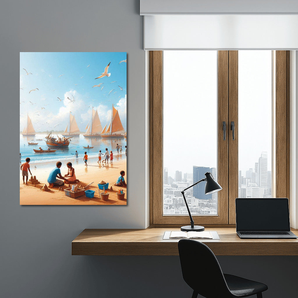 Summer Dreams at Sloops Beach: Kids, Sandcastles and Sails