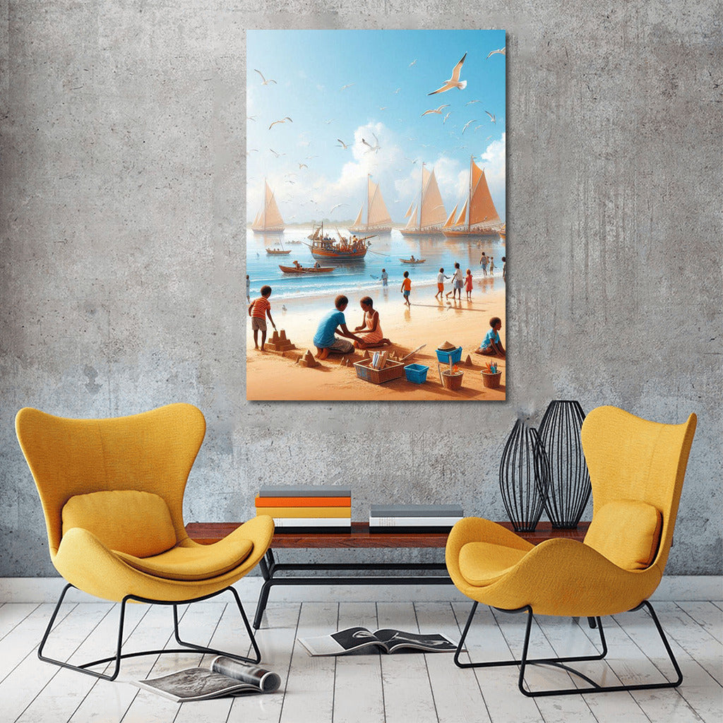 Summer Dreams at Sloops Beach: Kids, Sandcastles and Sails