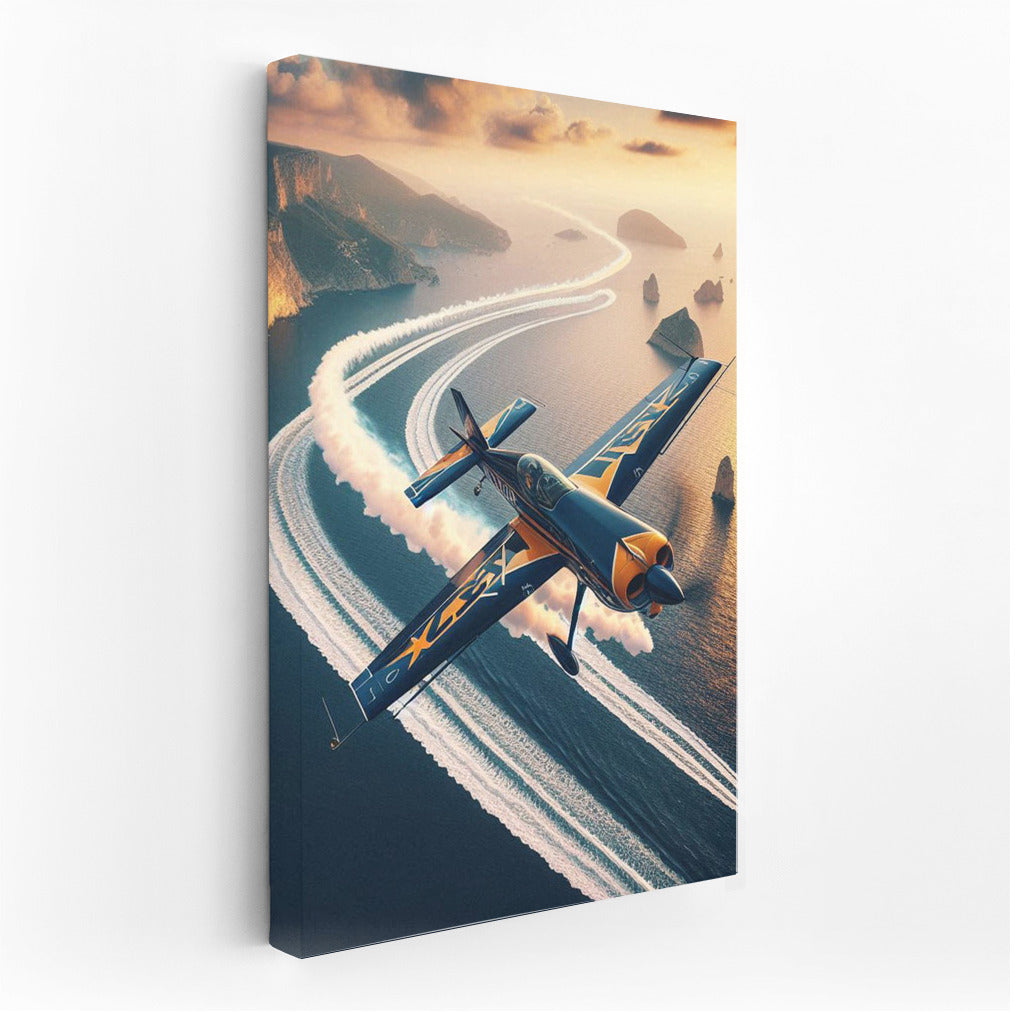 Adrenaline Flight: Aerobatics over the Ocean