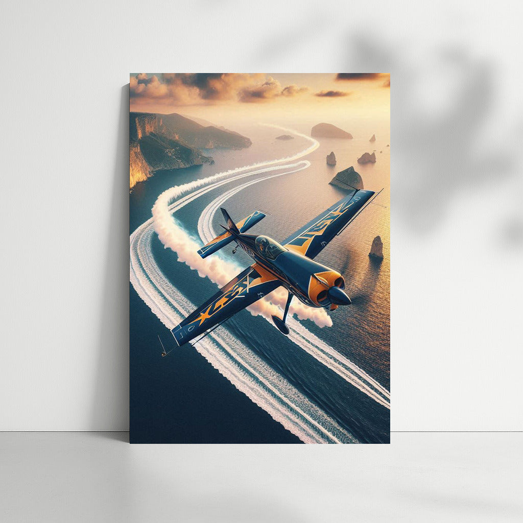 Adrenaline Flight: Aerobatics over the Ocean