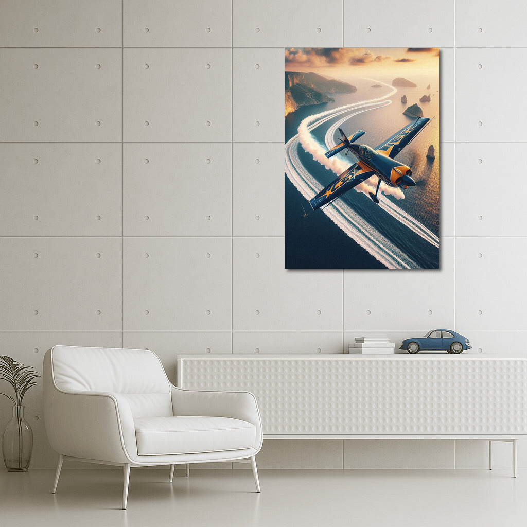 Adrenaline Flight: Aerobatics over the Ocean