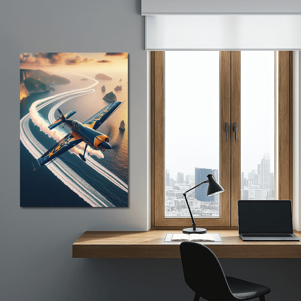 Adrenaline Flight: Aerobatics over the Ocean