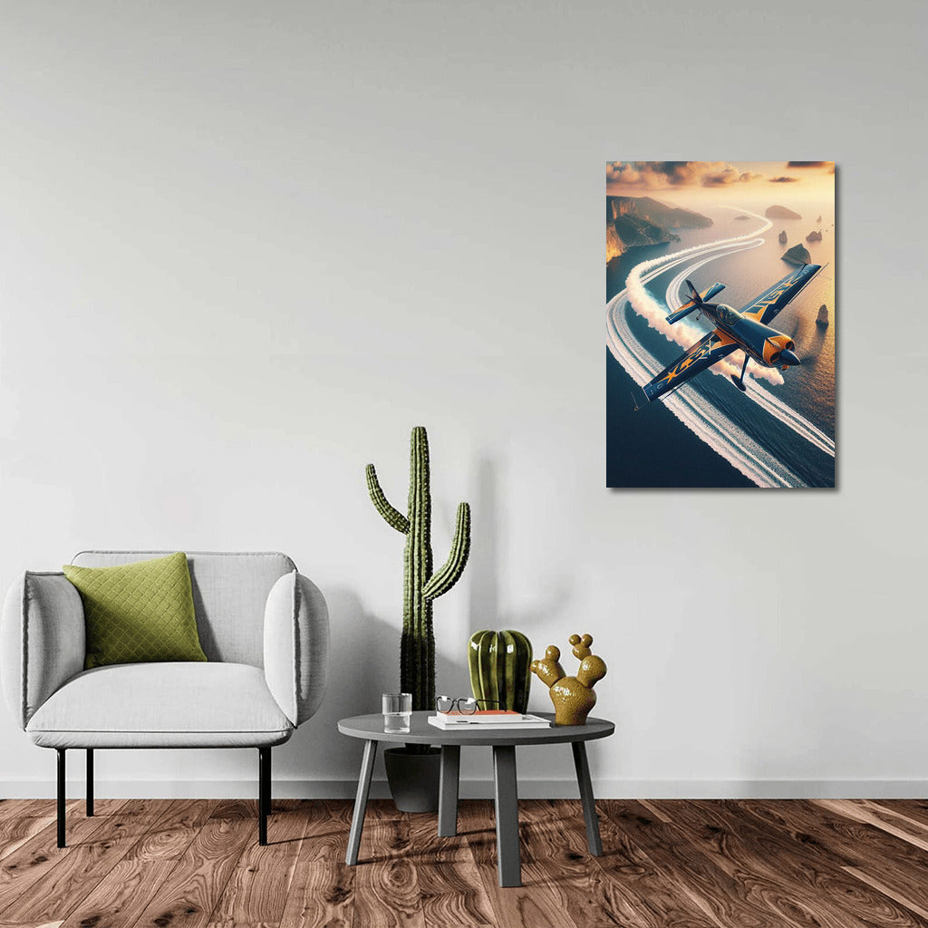 Adrenaline Flight: Aerobatics over the Ocean