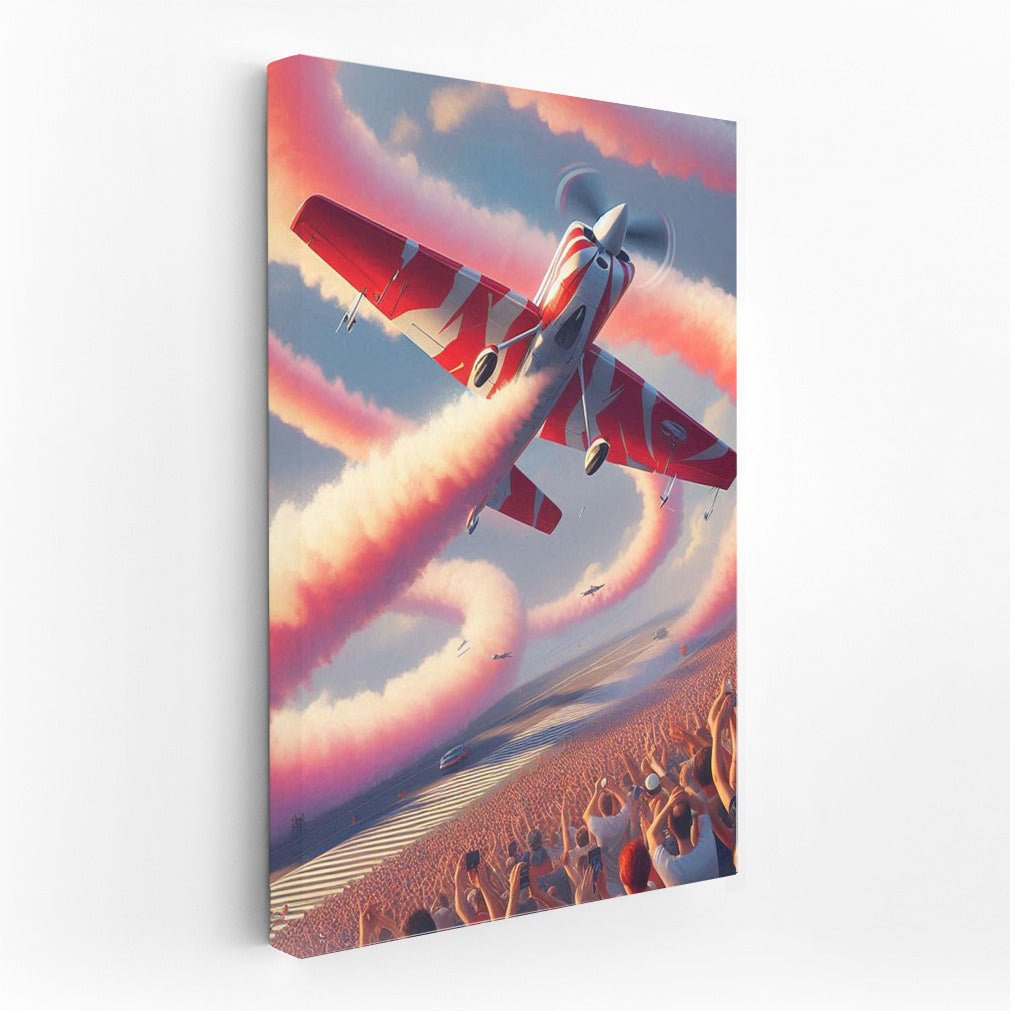 StuntAerobatic Aircraft: Air Show on the Runway