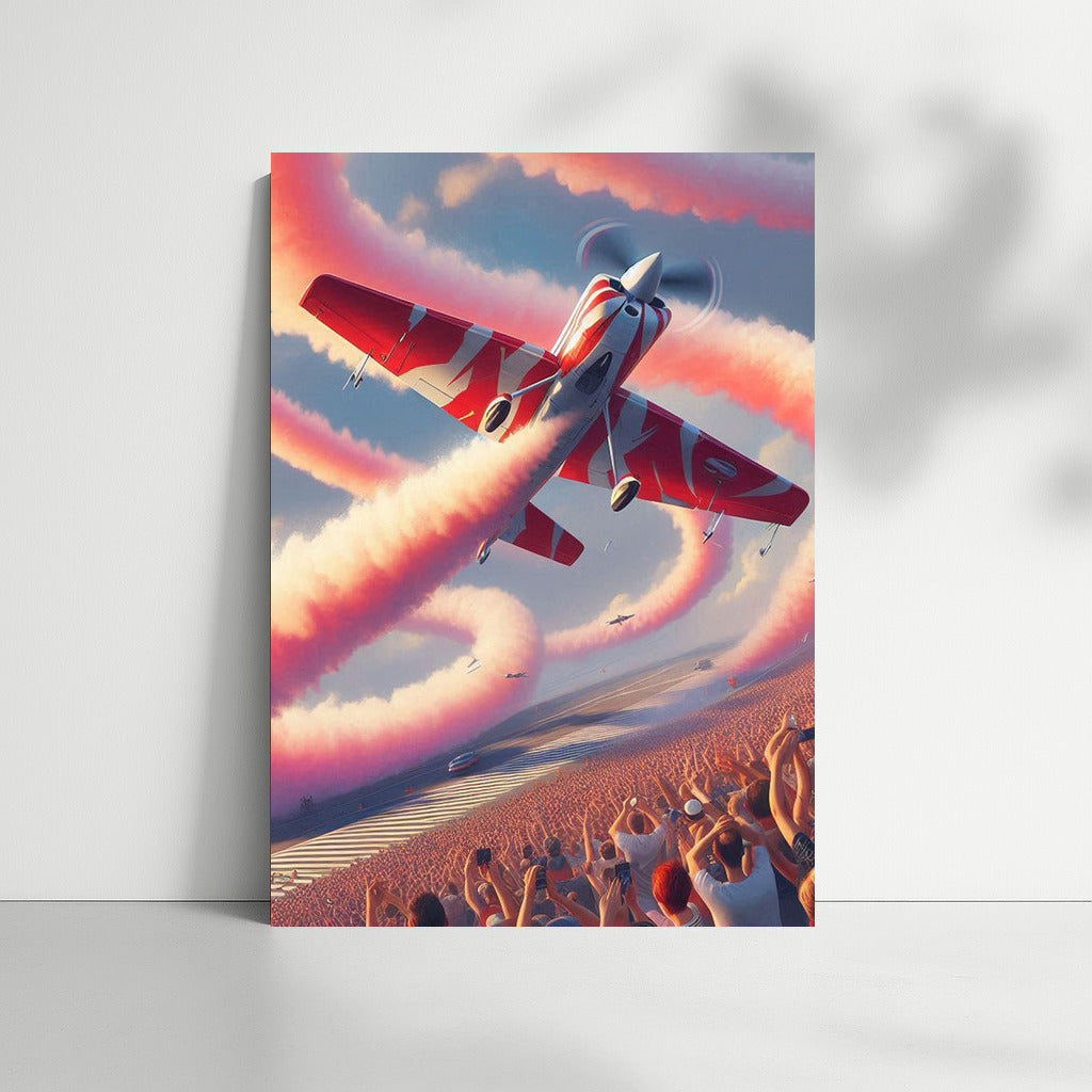 StuntAerobatic Aircraft: Air Show on the Runway