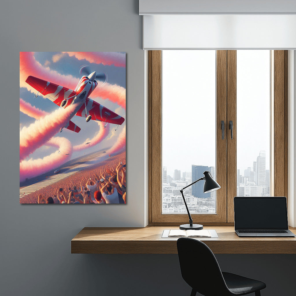 StuntAerobatic Aircraft: Air Show on the Runway