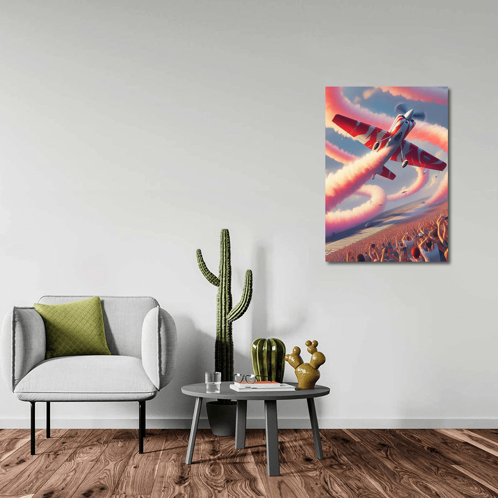 StuntAerobatic Aircraft: Air Show on the Runway