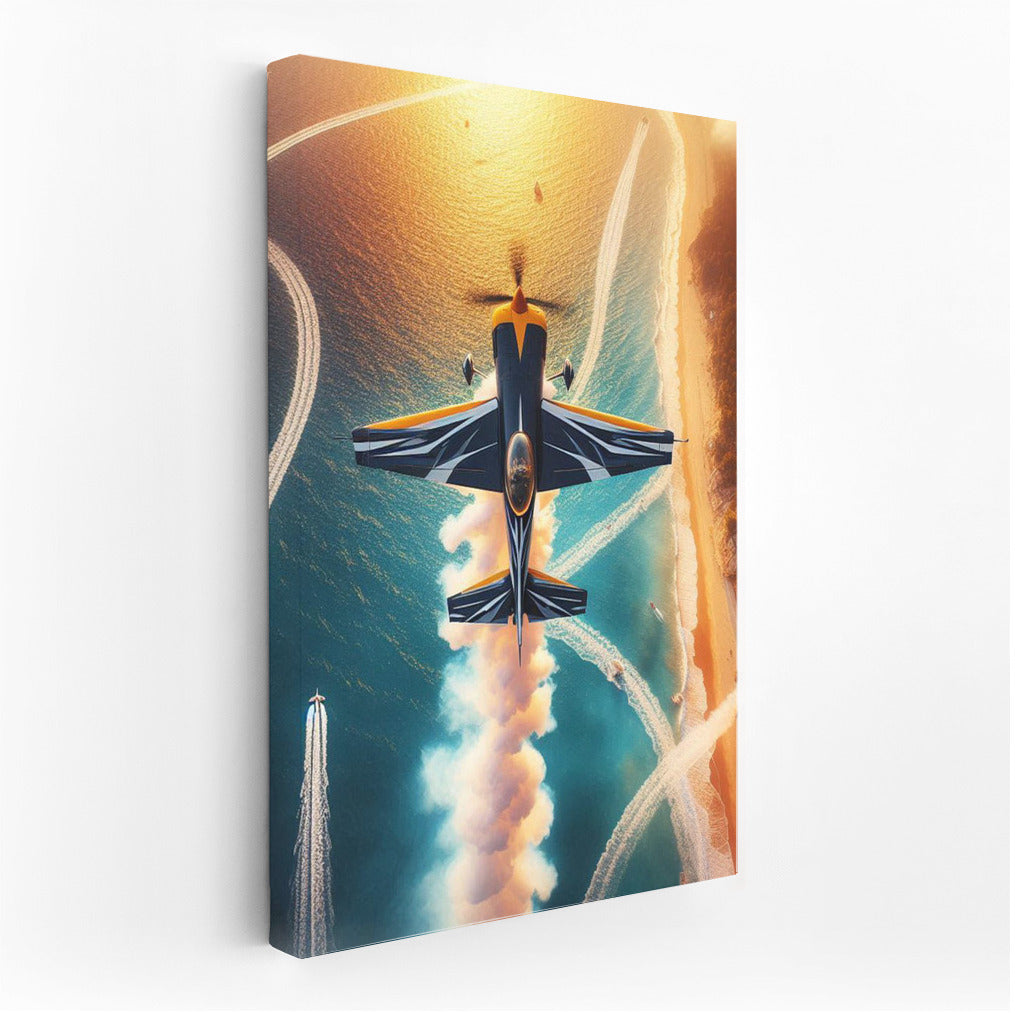 StuntAerobatic Aircraft Ocean: Thrilling Maneuvers Over the Ocean