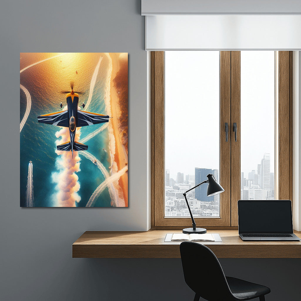 StuntAerobatic Aircraft Ocean: Thrilling Maneuvers Over the Ocean