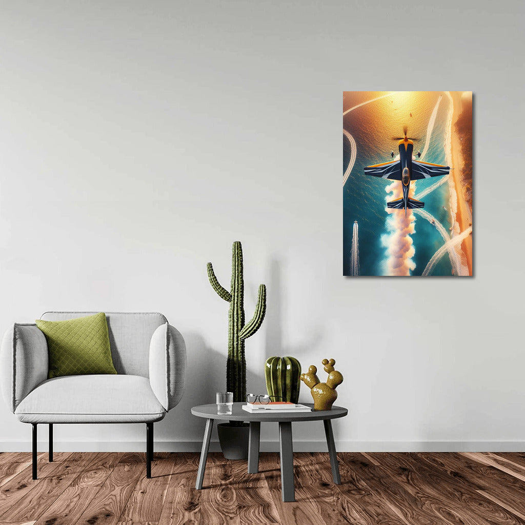 StuntAerobatic Aircraft Ocean: Thrilling Maneuvers Over the Ocean