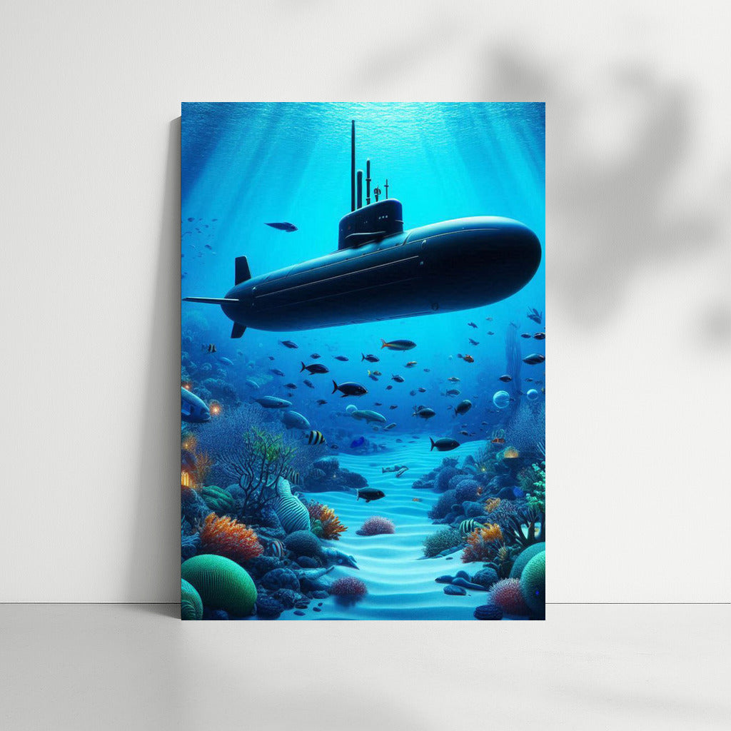 Secrets of the Underwater Submarine among Corals and Fish