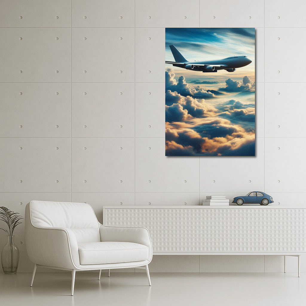 Tanker in the Sky Clouds: Journey to the Heights