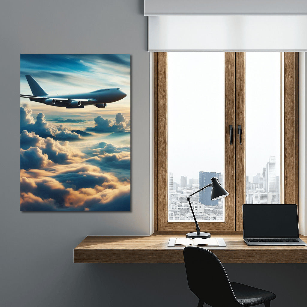 Tanker in the Sky Clouds: Journey to the Heights