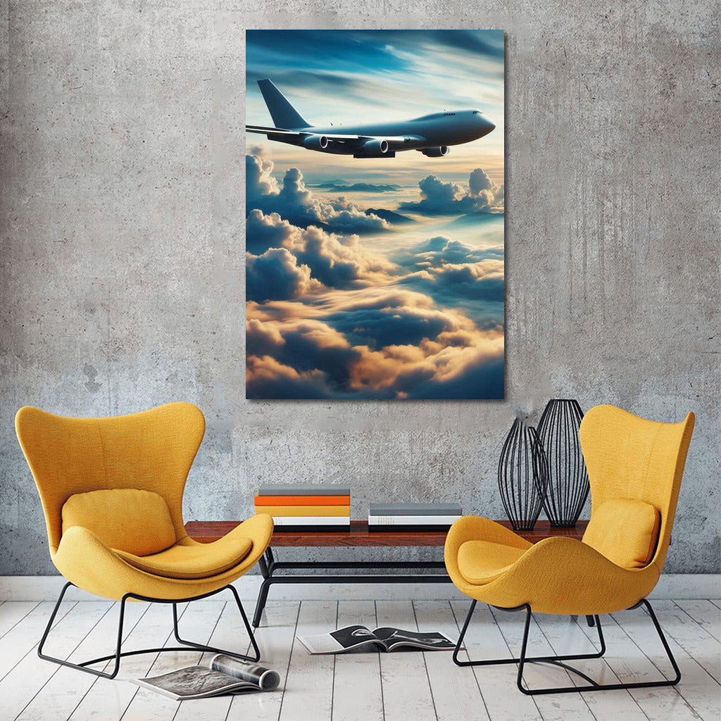 Tanker in the Sky Clouds: Journey to the Heights