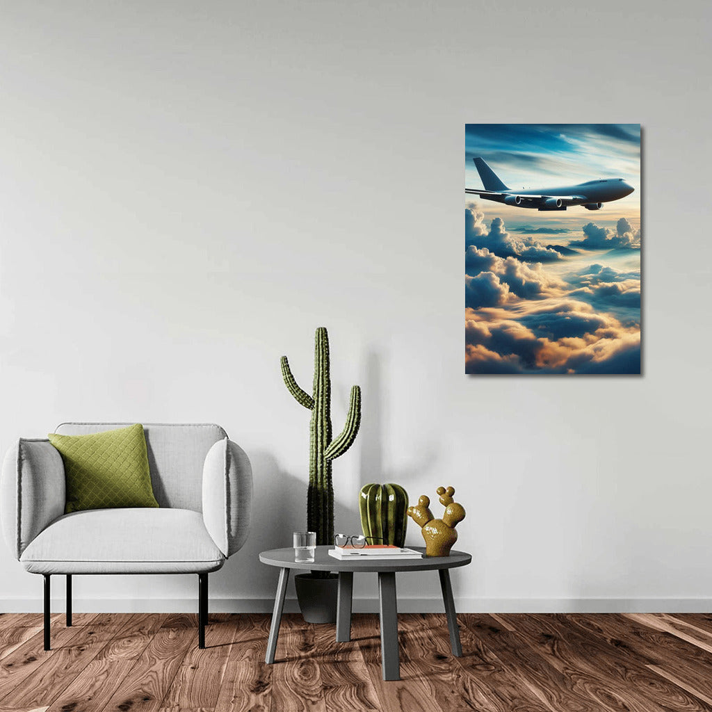 Tanker in the Sky Clouds: Journey to the Heights