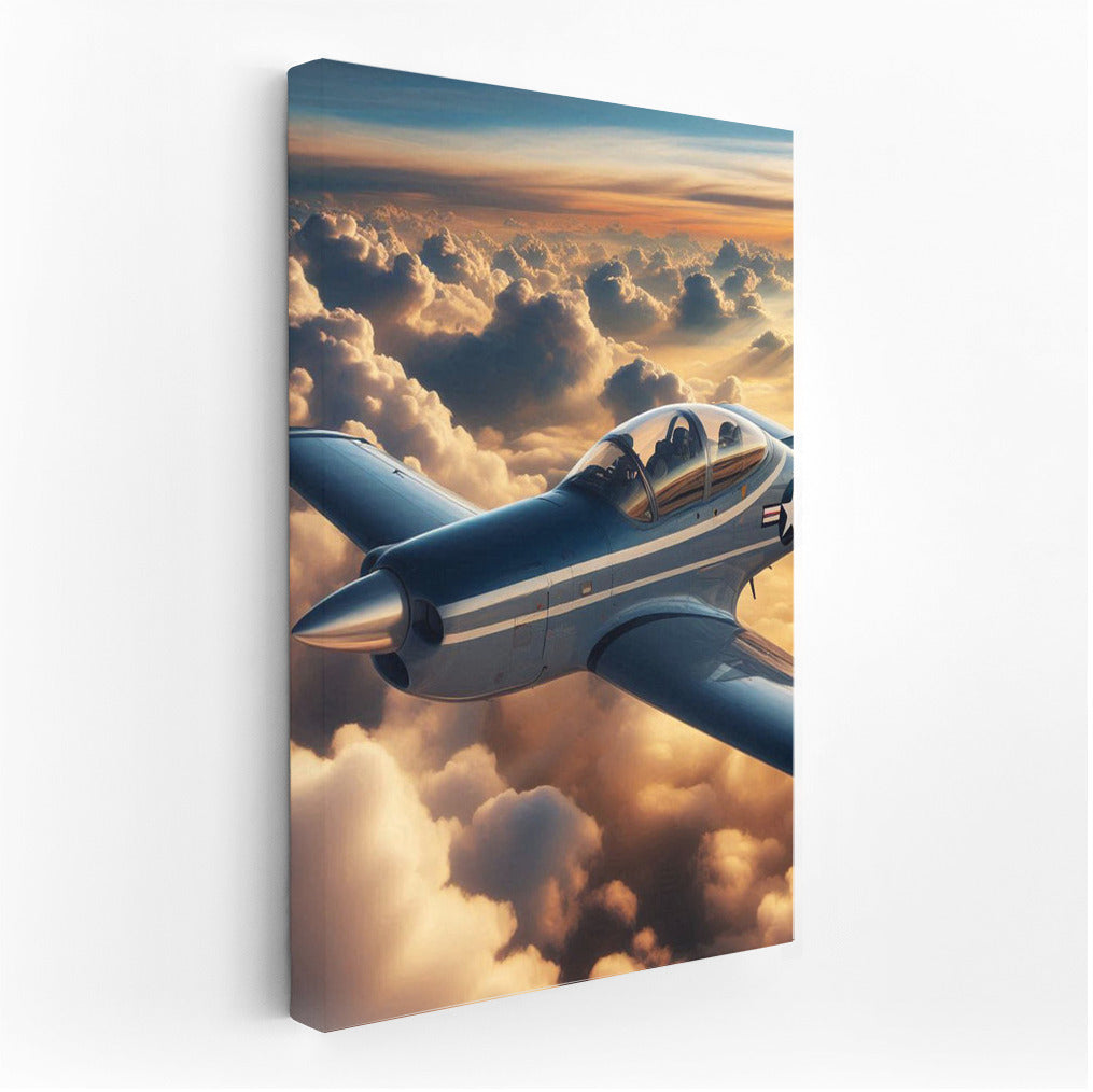 Inspiration in Flight: Simulator Airplane Among the Clouds