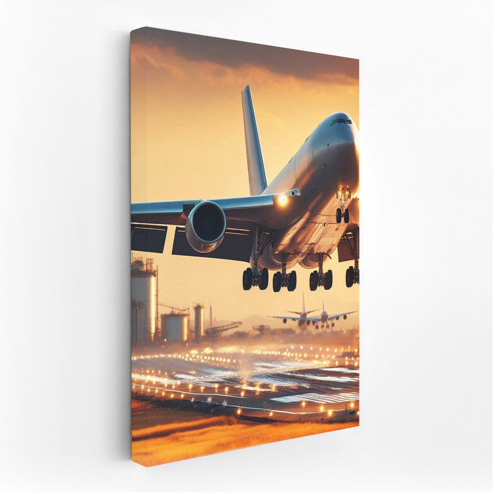 Tanker Plane Takeoff: Power Over the Runway