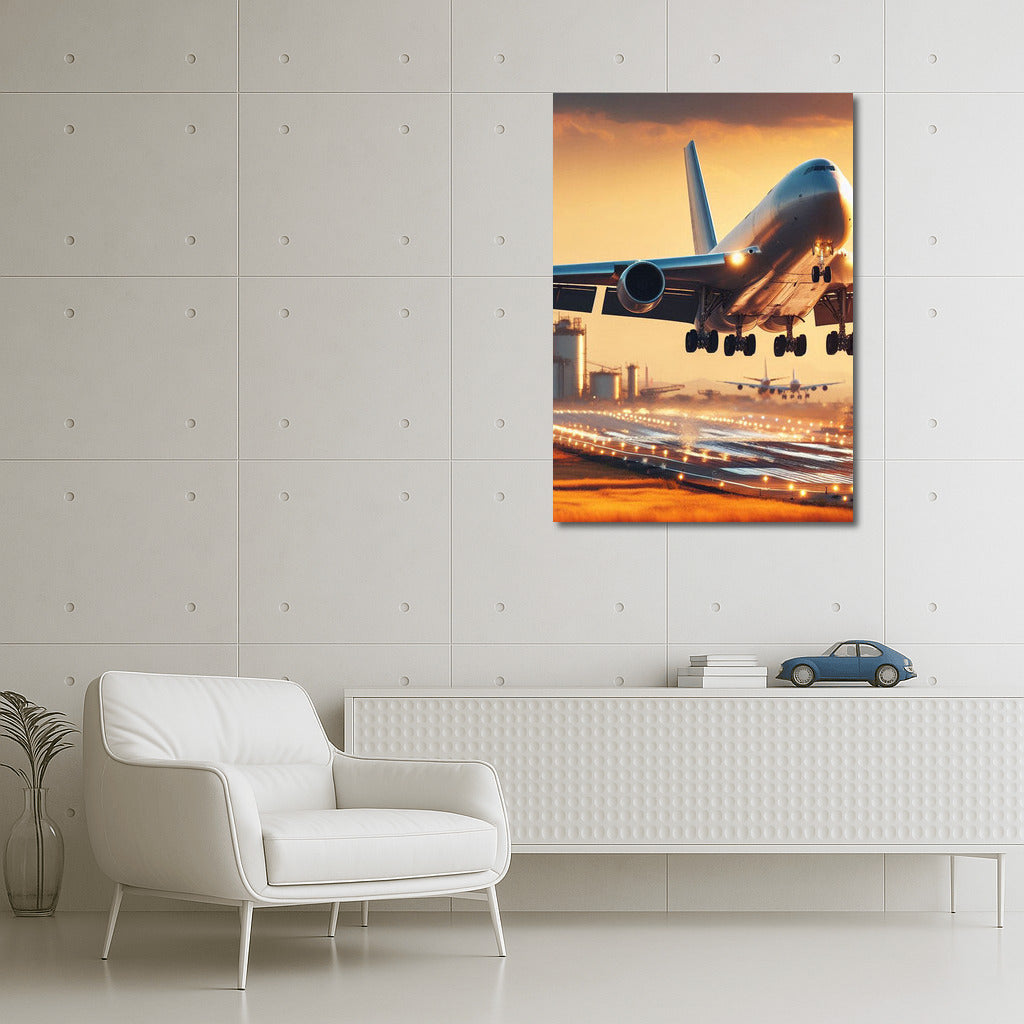 Tanker Plane Takeoff: Power Over the Runway