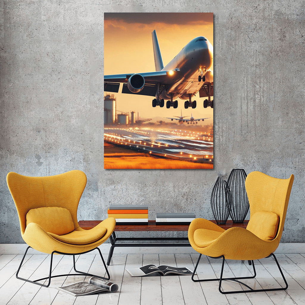 Tanker Plane Takeoff: Power Over the Runway