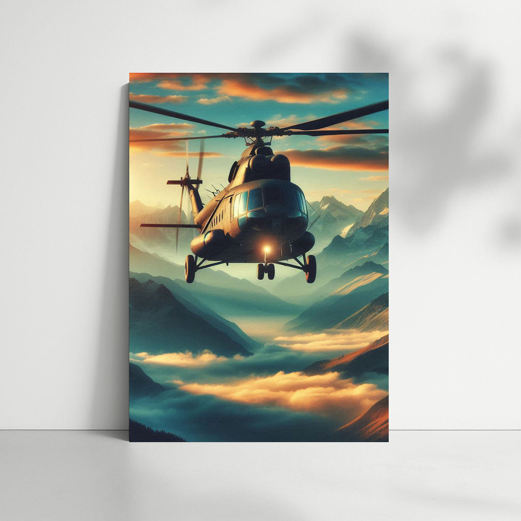 Freedom of Flight: Helicopter in the Mountains